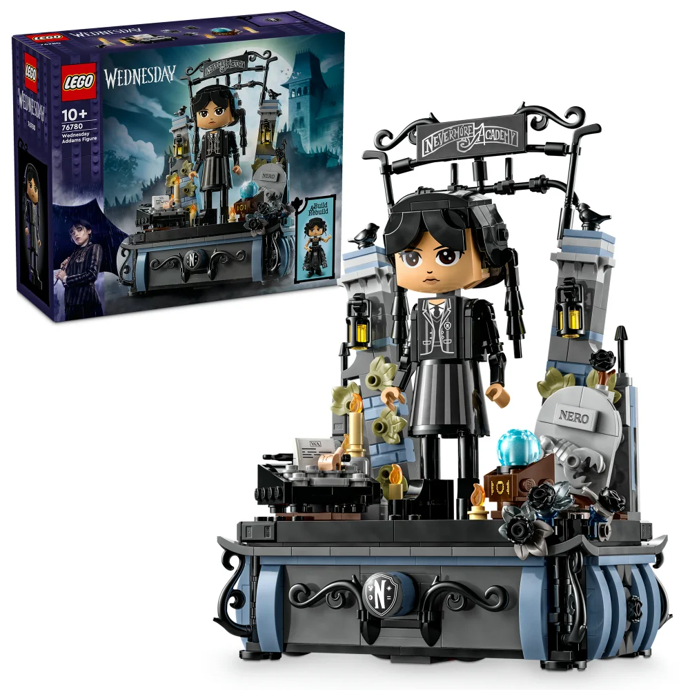 LEGO Wednesday Addams Figure Building Toy Set for Kids 76780 Image 1
