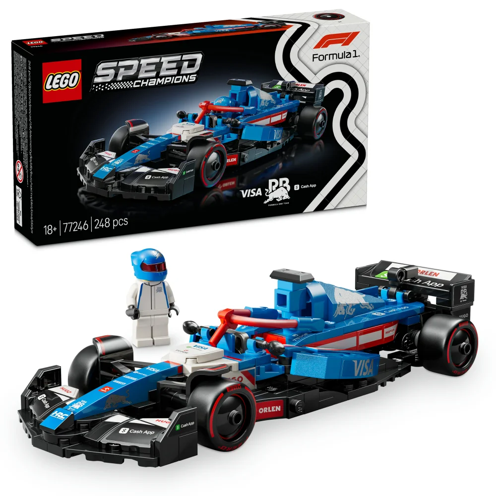 LEGO Speed Champions Visa Cash App RB VCARB 01 F1 Race Car 77246 Image 1