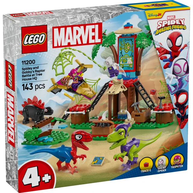 LEGO Marvel Spidey And His Amazing Friends Spidey and Gobby’s Raptor Battle at Tree House HQ 11200