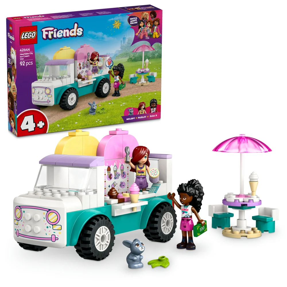 LEGO® Friends Heartlake City Ice Cream Van Pretend-Play Building Kit 42644 Image 1