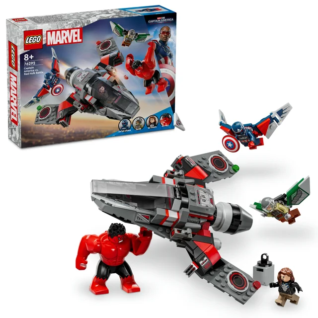 LEGO Marvel Captain America vs. Red Hulk Battle Set 76292