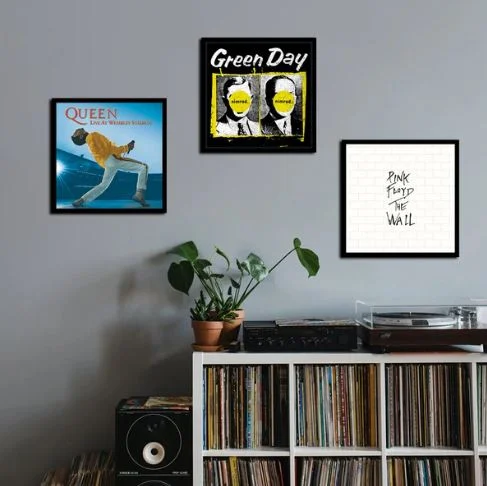 12" Record Cover Album - Black