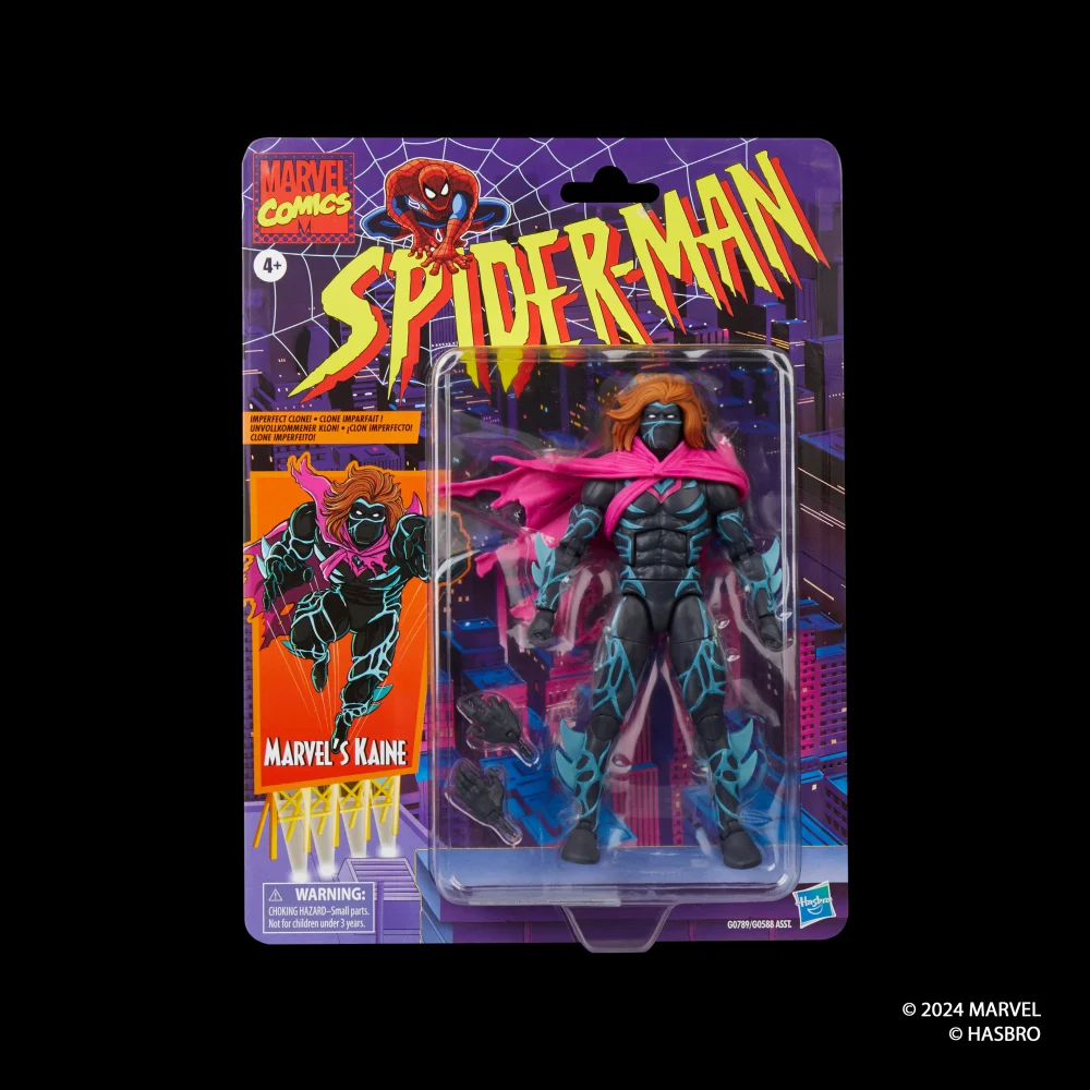 Marvel Legends Series Marvel's Kaine, Retro Comics Collectible 6-Inch Scale Action Figure Image 1