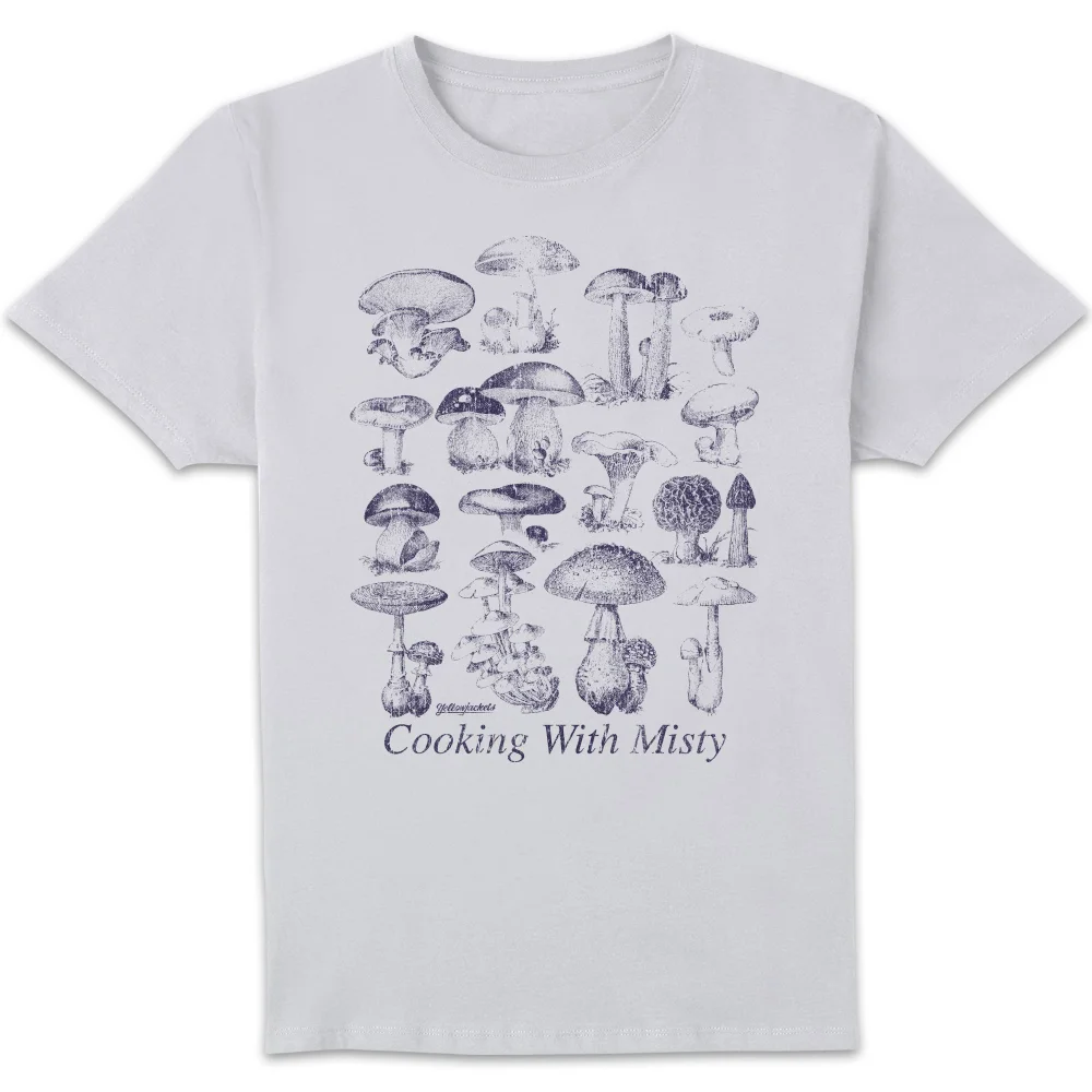 Yellow Jackets Shrooms Unisex T-Shirt - White - S Image 1