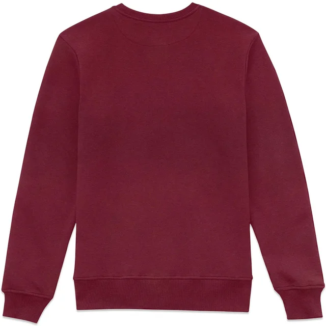 Yellowstone Dutton Ranch Woodcut Sweatshirt - Burgundy