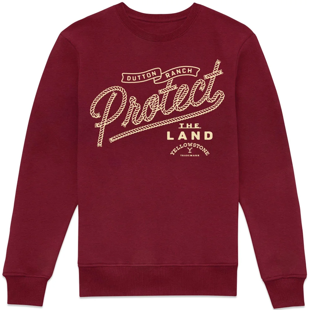 Yellowstone Protect The Land Sweatshirt - Burgundy - XS Image 1