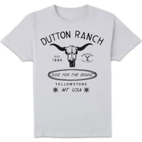 Yellowstone Ride For The Brand Unisex T-Shirt - White