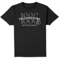 Yellowstone 1886 Unisex T-Shirt - Black - undefined undefined