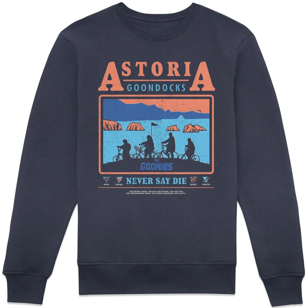 The Goonies Astoria Goondocks Sweatshirt - Navy - XS Image 1