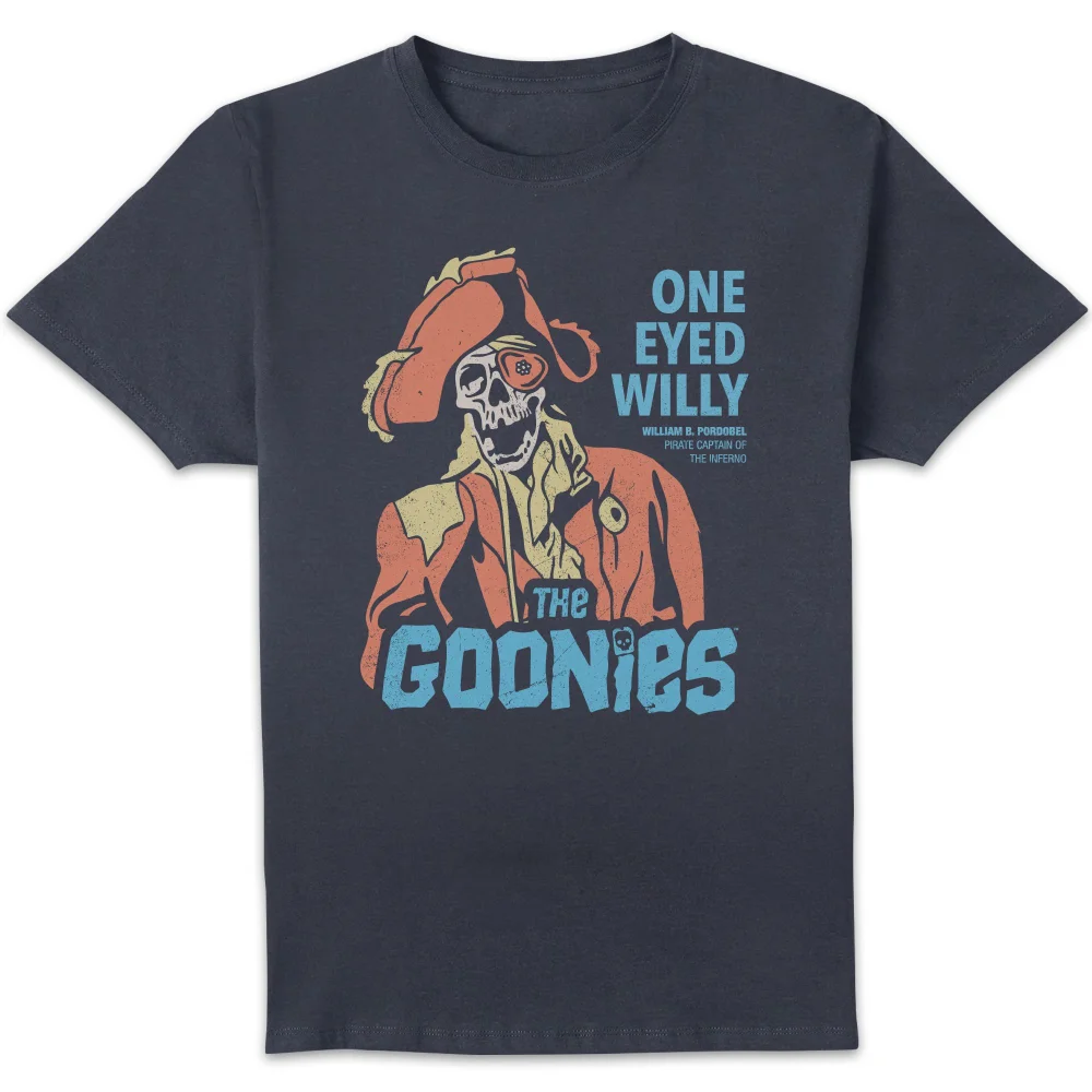 The Goonies One Eyed Willy Unisex T-Shirt - Navy - S Image 1