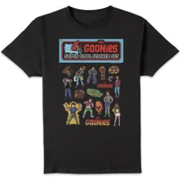 The Goonies Super Cool Sticker Set Unisex T-Shirt - Black