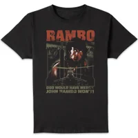 Rambo 3 No Mercy Unisex T-Shirt - Black - undefined undefined