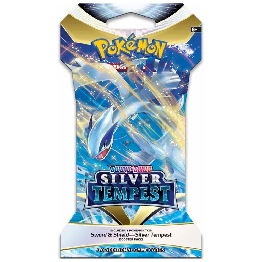 Pokemon TCG: Sword and Sheild Silver Tempest Sleeved Booster Pack Image 1