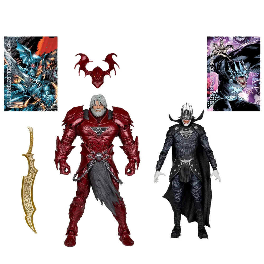 McFarlane DC Comics Dark Multiverse #4 Knight Armour Batman Who Laughs & Merciless Collector's Edition 2 Pack Image 1