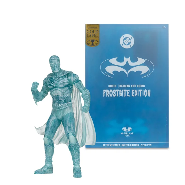 McFarlane DC Multiverse Batman And Robin Frostbite Robin Gold Label Version Action Figure (7")