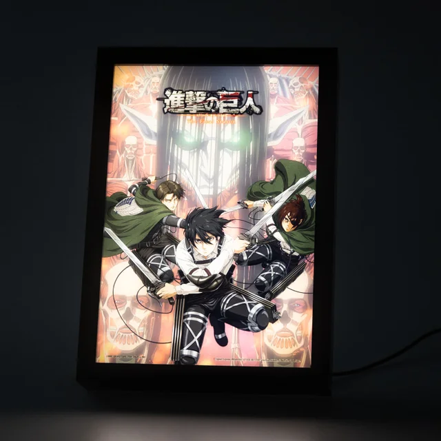Attack On Titan LED Framed Print