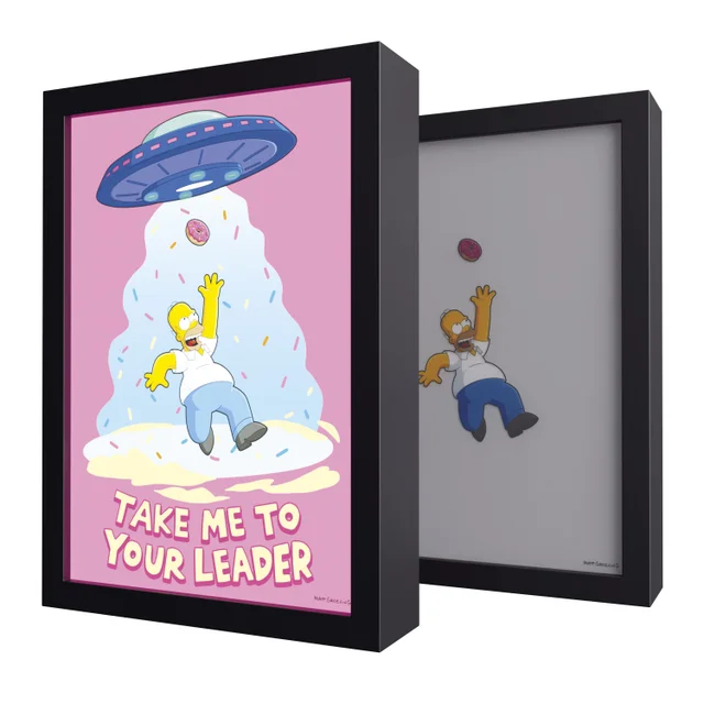 The Simpsons LED Framed Print