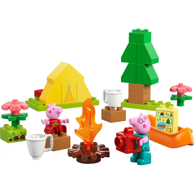 LEGO DUPLO Peppa Pig Camping Trip Toddler Learning Toy 10452