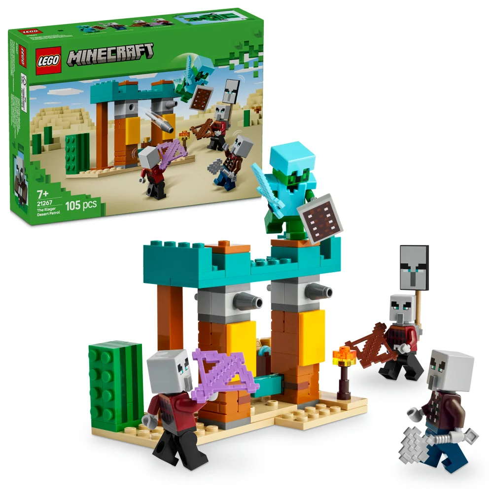 LEGO Minecraft The Illager Desert Patrol Building Toy 21267 Image 1