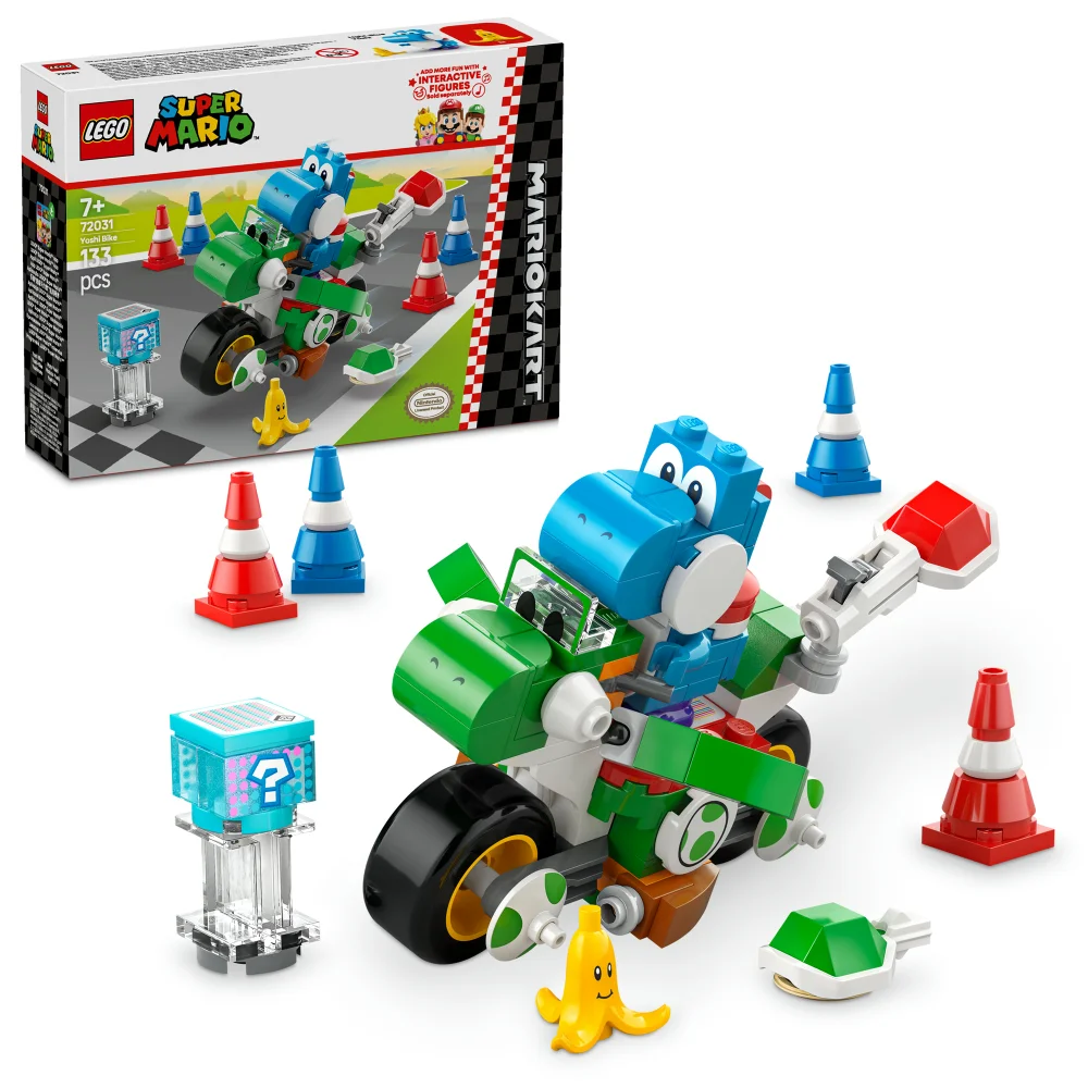 LEGO Super Mario: Mario Kart – Yoshi Bike Toy Set 72031 Image 1
