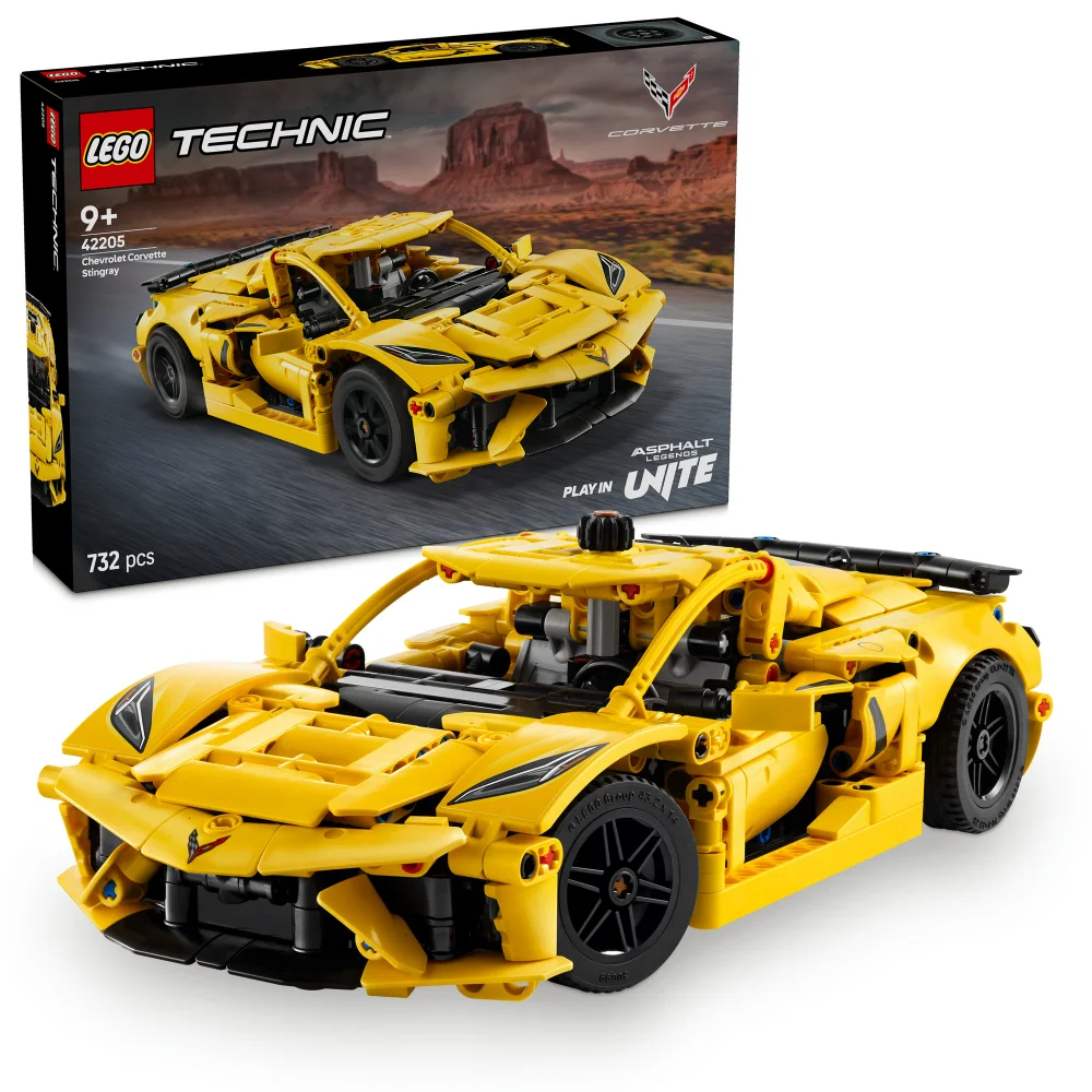 LEGO Technic Chevrolet Corvette Stingray Car Toy Set 42205 Image 1
