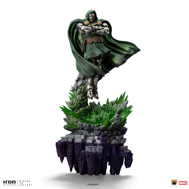 Iron Studios Marvel Doctor Doom Infinity Gauntlet Diorama Deluxe Art Scale 1/10 Statue