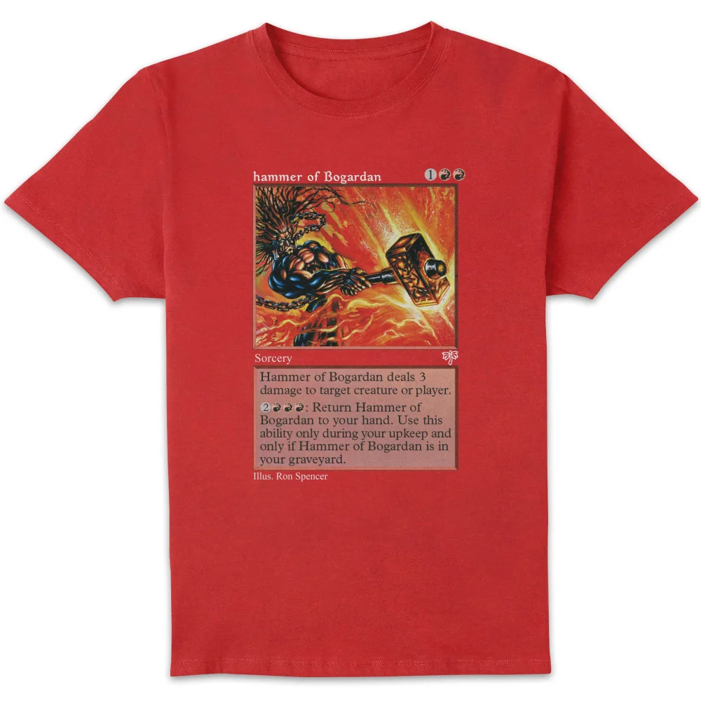 Magic: The Gathering Hammer Of Bogardan Unisex T-Shirt - Red - S Image 1