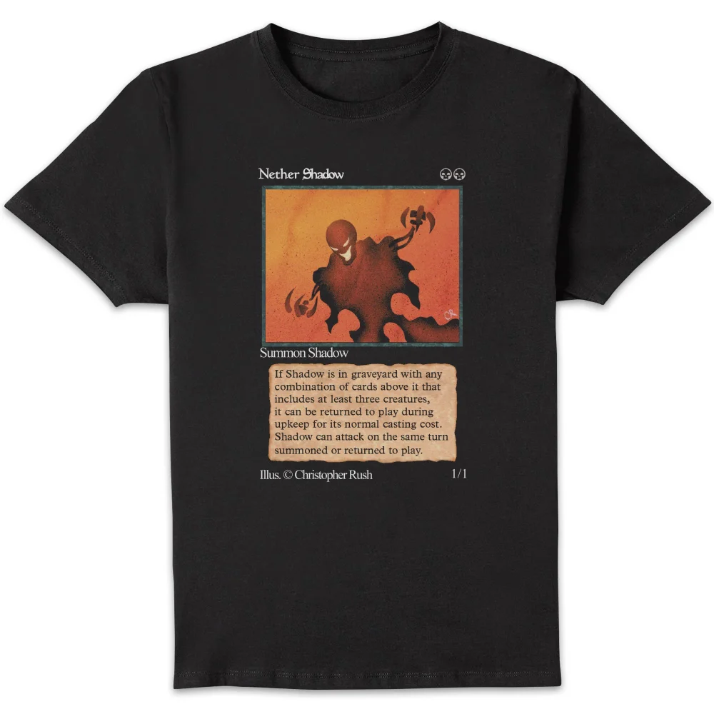 Magic: The Gathering Nether Shadow Unisex T-Shirt - Black - S Image 1