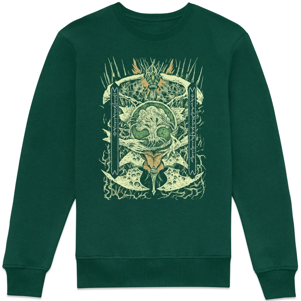 Magic: The Gathering Phyrexian Forest Sweatshirt - Green - XS Image 1
