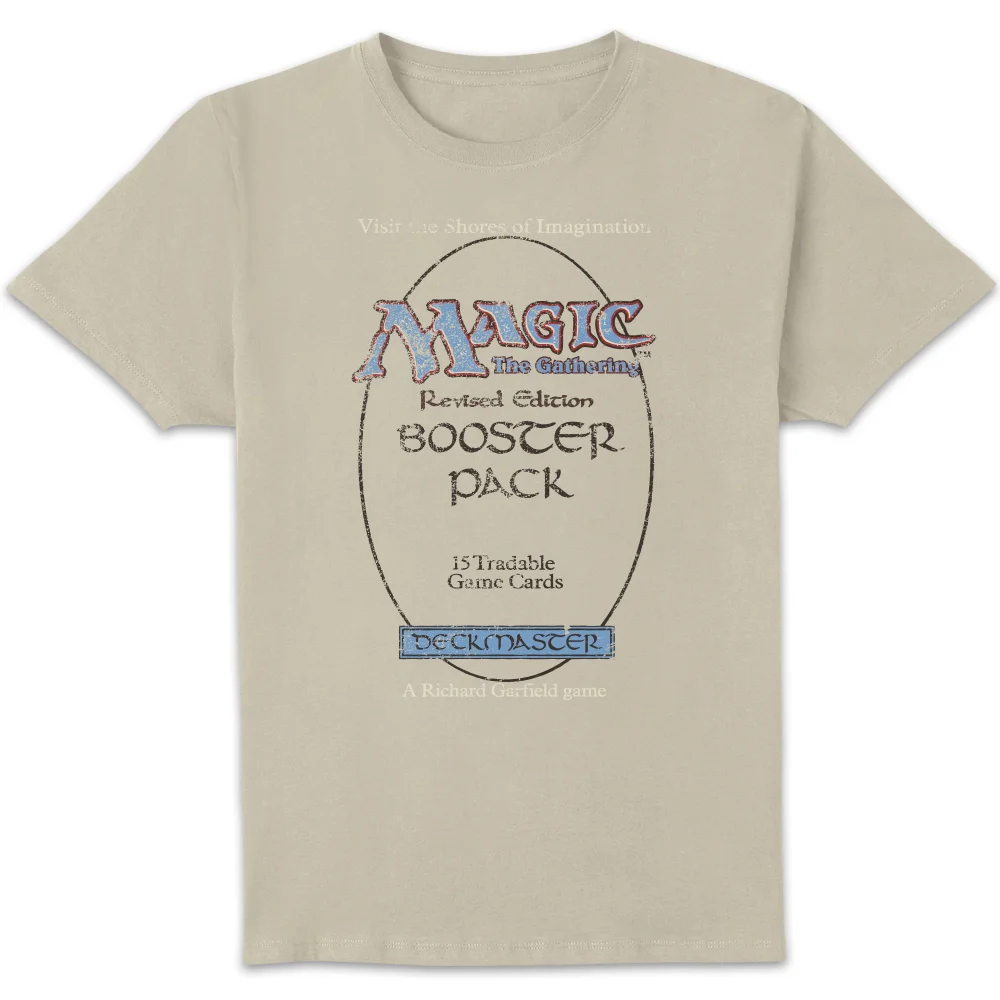 Magic: The Gathering Revised Edition Booster Pack Unisex T-Shirt - Cream - S Image 1