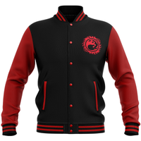 Magic: The Gathering Mountain Roundel Varsity Jacket - Black/Red