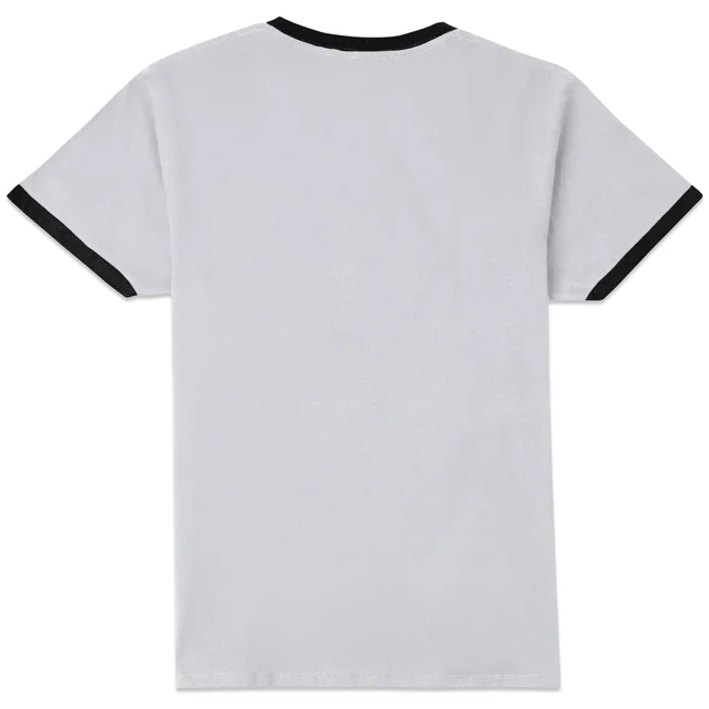 Magic: The Gathering Retro Logo Unisex Ringer T-Shirt - White/Black