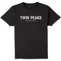 Twin Peaks Welcome Unisex T-Shirt - Black - undefined undefined