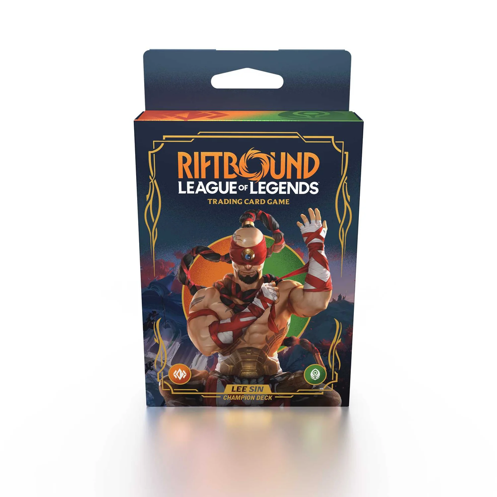 Riftbound: League of Legends Trading Card Game Set 1 Origins Champion Deck Lee Sin Image 1