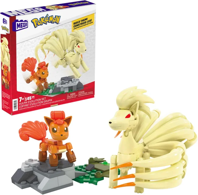Mega Pokemon Vulpix Evolution Playset