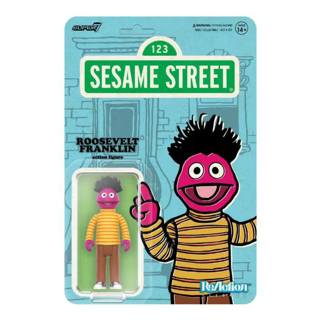 Super7 Sesame Street ReAction Wave 4 - Roosevelt Franklin