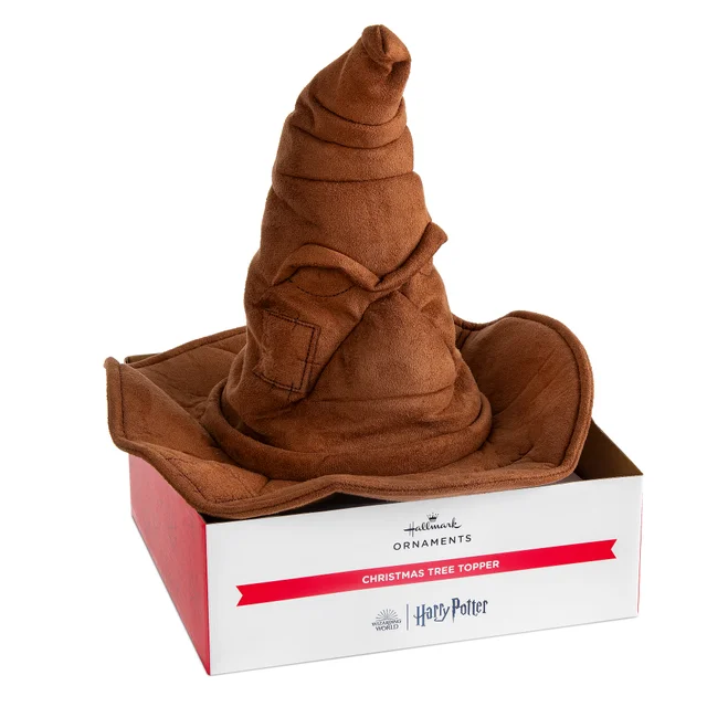 Hallmark Harry Potter Plush Christmas Tree Topper - Hogwarts Sorting Hat