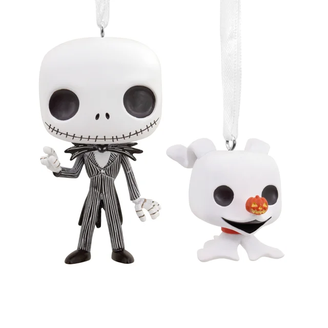 Hallmark Funko POP! The Nightmare Before Christmas Ornaments - 2 Pack Jack & Zero