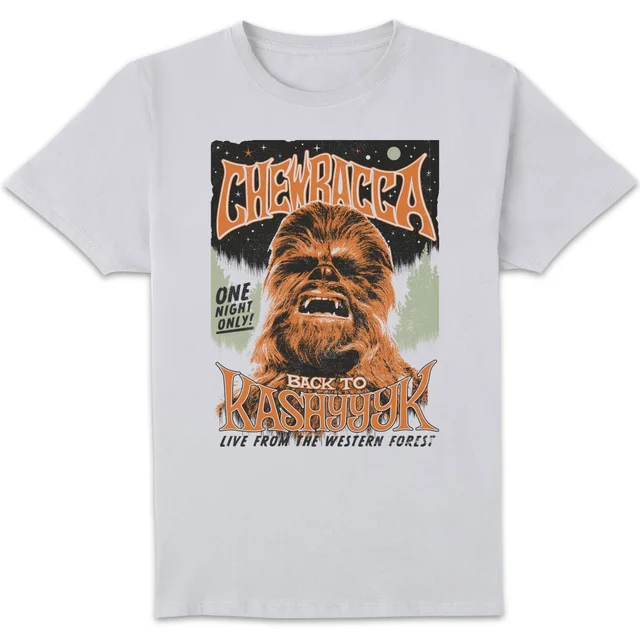 Star Wars Chewbacca Poster Unisex T-Shirt - White