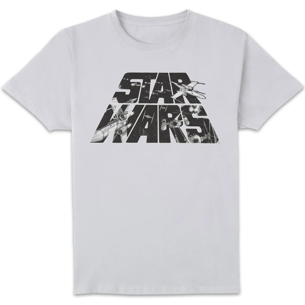 Star Wars Vintage Logo Unisex T-Shirt - White - S Image 1