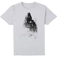 Star Wars Faded Vader Unisex T-Shirt - White