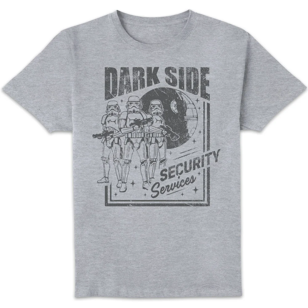 Star Wars Dark Side Security Services Unisex T-Shirt - Grey - S Image 1