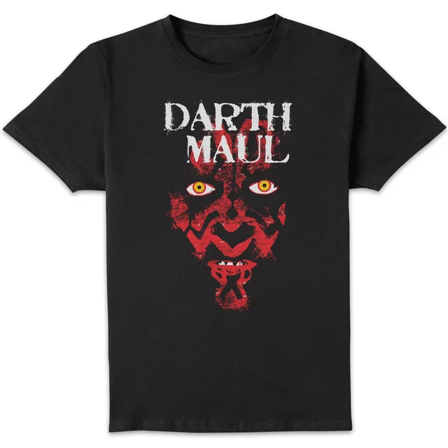 Star Wars Darth Maul Face Unisex T-Shirt - Black