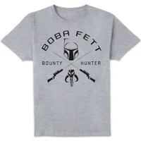 Star Wars Bounty Hunter Crest Unisex T-Shirt - Grey