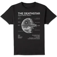 Star Wars Death Star Specs Unisex T-Shirt - Black