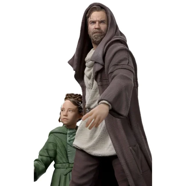 Iron Studios Star Wars: Obi-Wan Kenobi Series Obi-Wan and Young Leia 1/10 Art Scale Statue