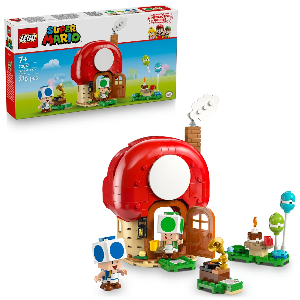 LEGO® Super Mario™ Party at Toad’s House Toy for Boys, Girls and Any Fans 72041 Image 1