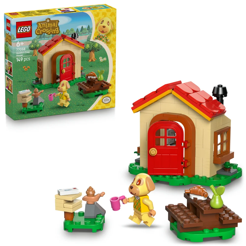 LEGO® Animal Crossing™ Goldie’s Cosy House Building Playset 77058 Image 1