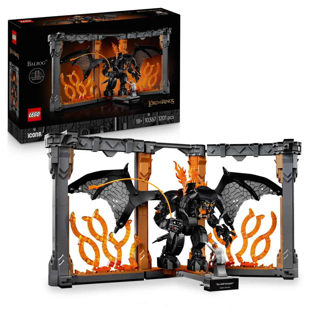 LEGO Icons The Lord of the Rings: Balrog Book Nook Set 10367 Image 1
