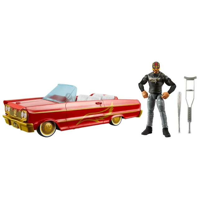 WWE 6" Rey Mysterio Lucha Low Rider Vehicle